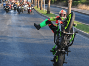 ANTALYA’DA BİN MOTOSİKLETLİ ŞEHRE İNDİ