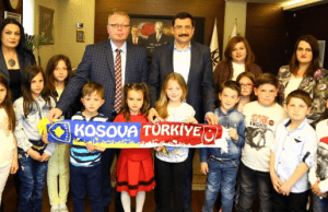 KOSOVALI ÖĞRENCİLER VEDA ETTİ