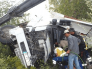 Kamyon Sürücüsü Mehmet Coşkun Yaralandı