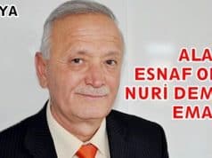 Alanya Esnaf Odası yeni başkanı 1 oyla Nuri Demir