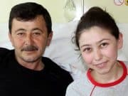 Baba, kızına umut oldu…