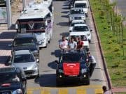 Baş Pehlivan gibi coşkuyla karşılandılar