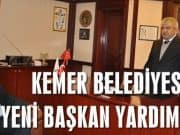 Kemer Belediyesi’ne Yeni Başkan Yardımcısı: Galip Gün