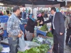 “DİNÇ PAZARLARA İNDİ”