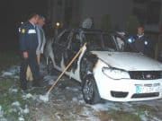 Side’de Şüpheli Araç Yangını